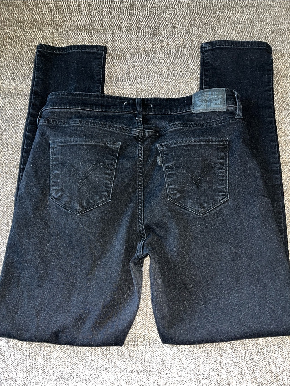 Levi’s Strauss & Co. Black Classic mid-Rise Skinny Jeans women’s size 12